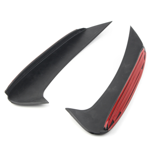 2 stücke Auto Hinten Stoßstange Splitter Spoiler Canard Air Vent 2
