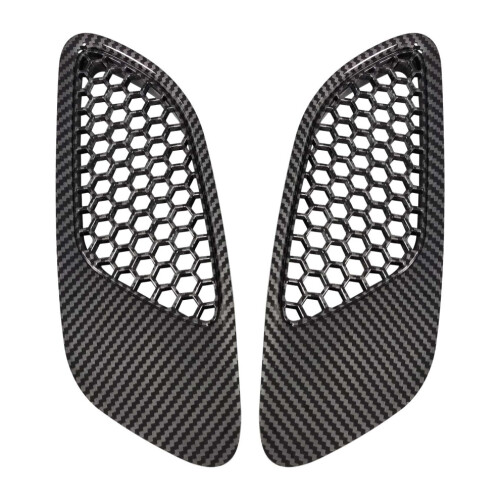 2PCS Engine Hood Vent Cover For- E90 E91 E92 E93 M3, Carbon Fiber