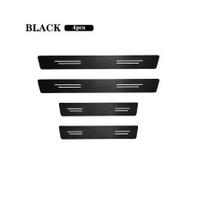 4 stücke Carbon Fiber Auto Tür Rand Sill Schutz Streifen Aufkleber kompatibel für MG MG4 2021 2022 ZS MG5 MG6