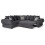 Horizon Corner Sofa Bed Grey Velour Fabric Scatter Back Cushions 2