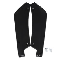 2Pcs Universal Auto Hintere Stoßstange Lip Diffusor Splitter Spoiler Scratch Protector