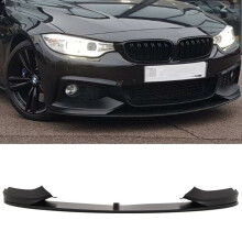 BMW 4er F32 F33 F36 Frontlippe Splitter Diffusor M Sport Spoiler Matte Schwarz