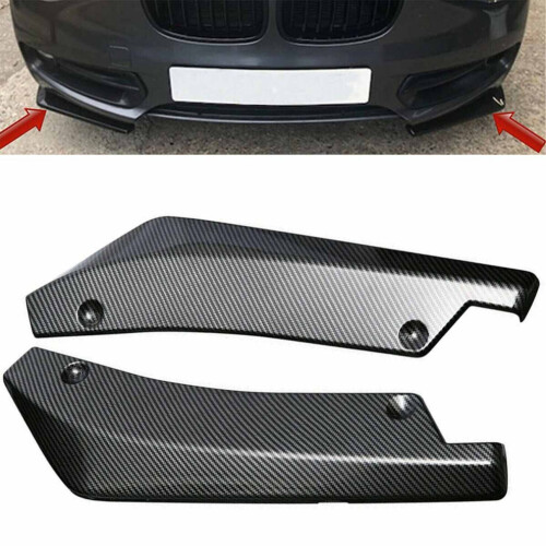 UNIVERSAL FRONTSTOßSTANGE VERLÄNGERUNG SCHWELLER SPOILER SPOILER CARBON LOOK