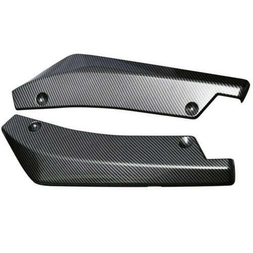 UNIVERSAL FRONTSTOßSTANGE VERLÄNGERUNG SCHWELLER SPOILER SPOILER CARBON LOOK 1