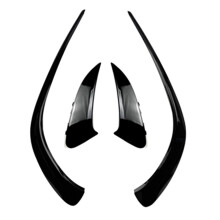 4Pcs Auto Vorne und Hinten Stoßstange Splitter Spoiler Canard Trim für-CLA C118 CLA200 260 2020 +
