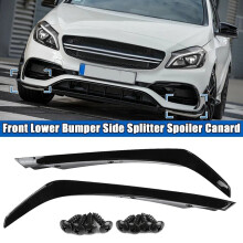 4 STÜCKE Frontstoßstange Seite Nebelscheinwerfer Splitter Spoiler für eine Klasse W176 A180 A200 A220 A250 A45