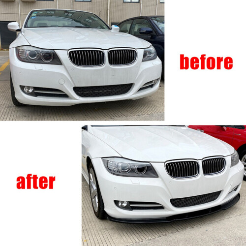 Auto Front Stoßstange Splitter Lip Diffusor Spoiler Abdeckung Schutz Schwarz 2