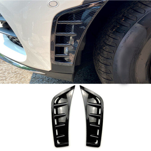 Auto Carbon Fiber ABS Front Bumper Spoiler Seite Flügel Dekorative Abdeckung 1