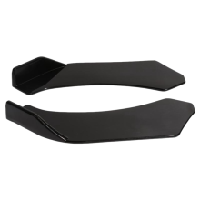 2Pcs Universal Auto Front Schaufel Lip Splitter Kinn ABS Spoiler