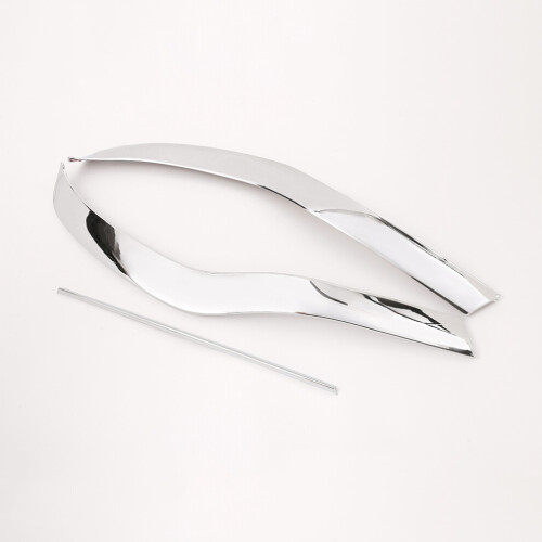 Für E-Klasse W213 2016-2019 Chrom ABS Frontstoßstange Platte Spoiler Spoiler Dekorative Abdeckung Trim 2
