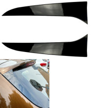 Hinten Fenster Seite Spoiler Canard Splitter Trim Kit Für BMW X1 E84 2009-2015 Schwarz