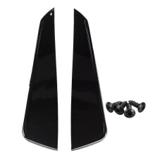 2Pcs Front Stoßstange Seite Air Splitter Spoiler Schwarz für W176 A180 A200 A220 A250 A45 eine Klasse 2016-2018