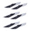 6X Front Auto Scheibenwischer Spoiler Presser mit Strass 1