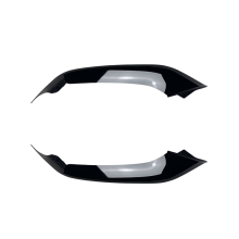 MP Style Leuchtend schwarze Frontstoßstangen-Splitter-Spoilerlippe Canards für - 5er G30 G31 525I 530I 2018-2020