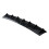 Universal Auto Heckspoiler Splitter Stoßstange Diffusor 7 Fin Lip Spoiler für Gloss Black A 1