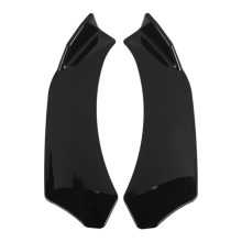 2Pcs Universal Auto Front Schaufel Lip Splitter Kinn ABS Spoiler