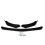 4PCS Universal Auto Front Lippe Kinn Stoßstange Protector Spoiler Splitter Körper Kit Glänzend 1