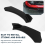 2Pcs Universal Auto Front Schaufel Lip Splitter Kinn ABS Spoiler 5