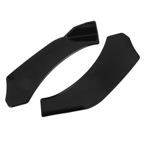 2Pcs Universal Auto Front Schaufel Lip Splitter Kinn ABS Spoiler 2