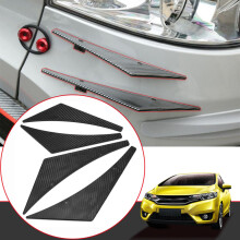 Neu Carbon Faser Muster Auto Front Stoßstange Splitter Spoiler Flügel Zubehör