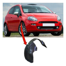 Fiat Punto 2012-2018 Voorspatbordbeschermer bestuurderszijde