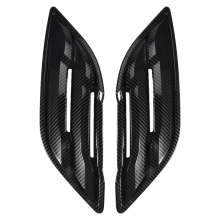 Carbon Fiber Auto Air Outlet Seite Vent Abdeckung Trim Aufkleber für