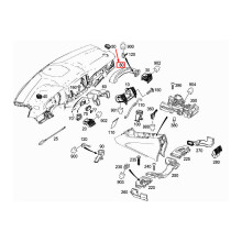 MERCEDES-BENZ GLE W166 Luftkanal oben rechts A1668313400 NEU ORIGINAL