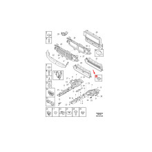 Espaçador de guia de ar dianteiro VOLVO S60 MK3 31497486 NOVO GENUÍNO