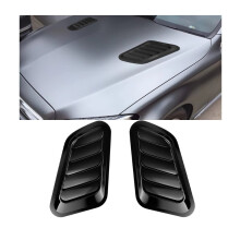 2PCS Universal Haube Air Vents für Auto Hood Scoop Bonnet Vent Haube Air