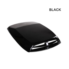 (Schwarz, Schwarz) LBQ Auto Front Motorhaube Lufteinlass Scoop Vent für Fj Cruiser Honda Jazz Fit Toyota Prado