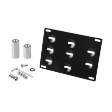 1 set auto voorbumper trekhaak kentekenplaat montagebeugel houder voor Toyota Yaris