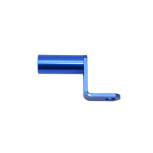 (Blauw) Motorfietsbevestigingsadapter voor achteruitkijkspiegel met telefoonbeugel voor Triumph