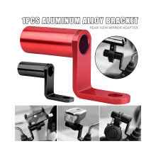 (Zilver) Legering Motorfiets Montage Achteruitkijkspiegel Adapter Telefoonbeugel Voor Triumph
