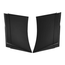 2 stücke Schwarz Auto Hinten Seite Scoop Air Outlet Abdeckung Für 2016-2020 Abs Kunststoff