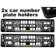 2 x Doming Auto Nummernschild Surround Halter Rahmen beste Passform für Renault
