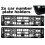 2 x Doming Auto Nummernschild Surround Halter Rahmen beste Passform für Mini Cooper 1