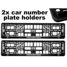 2 x Doming Auto Nummernschild Surround Halter Rahmen Best Fit Racing für Mercedes