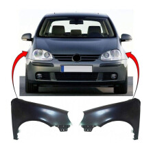 VW Golf Mk5 2004-2008 Parafango anteriore primerizzato, coppia sinistra e destra