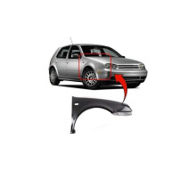 Parafango anteriore VW Golf Mk4 1998-2003 primerizzato lato guida