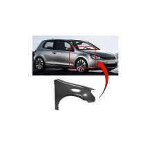 Parafango anteriore destro con primer per VW Golf Mk6 Hatchback Cabriolet 2008-2013, lato guidatore