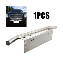 Suporte de placa de luz off-road para carro, estrutura de alumínio para placa de licença frontal, suporte