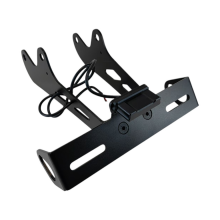 Suporte para moldura de placa de motocicleta com luz