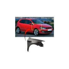 Parafango anteriore lato guidatore VW Polo 2009-2017 primerizzato