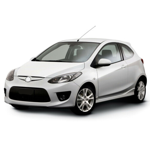 Mazda 2 2008-2015 Front Wing With Side Lamp Hole Passenger Side 1