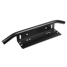 Suporte de plástico para placa de carro universal (preto)