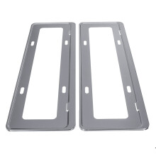 Moldura de placa de metal em liga de alumínio, proteção profissional para Tesla 3/S/X