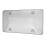 2 Pcs Flache Nummernschild Abdeckung Protector Klar Getönt Rauch Rahmen Schild 4
