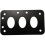 Universal Motorcycle Side Mounted Tail Light Frame License Plate Bracket Retro Metal Accessories 5