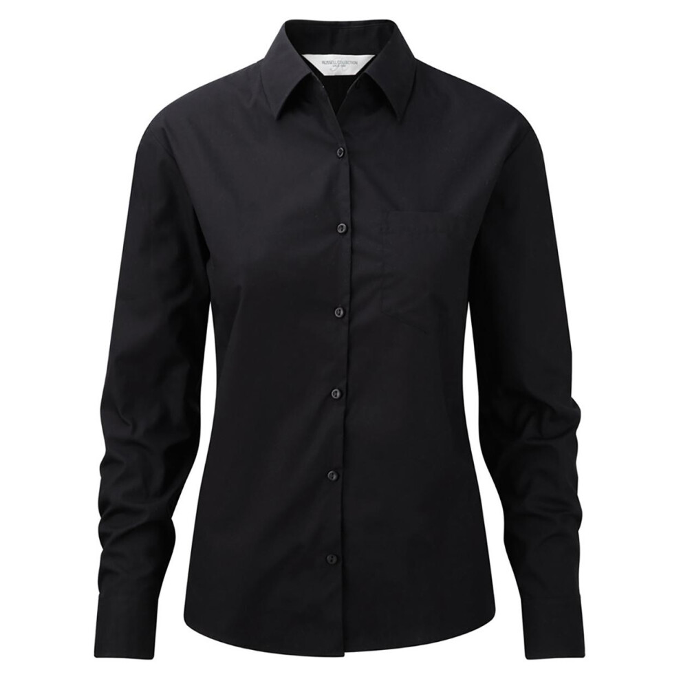 Jerzees Ladies/Womens Long Sleeve Pure Cotton Work Shirt
