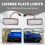 2X Luz LED para placa de carro para FT-86 GT86 4